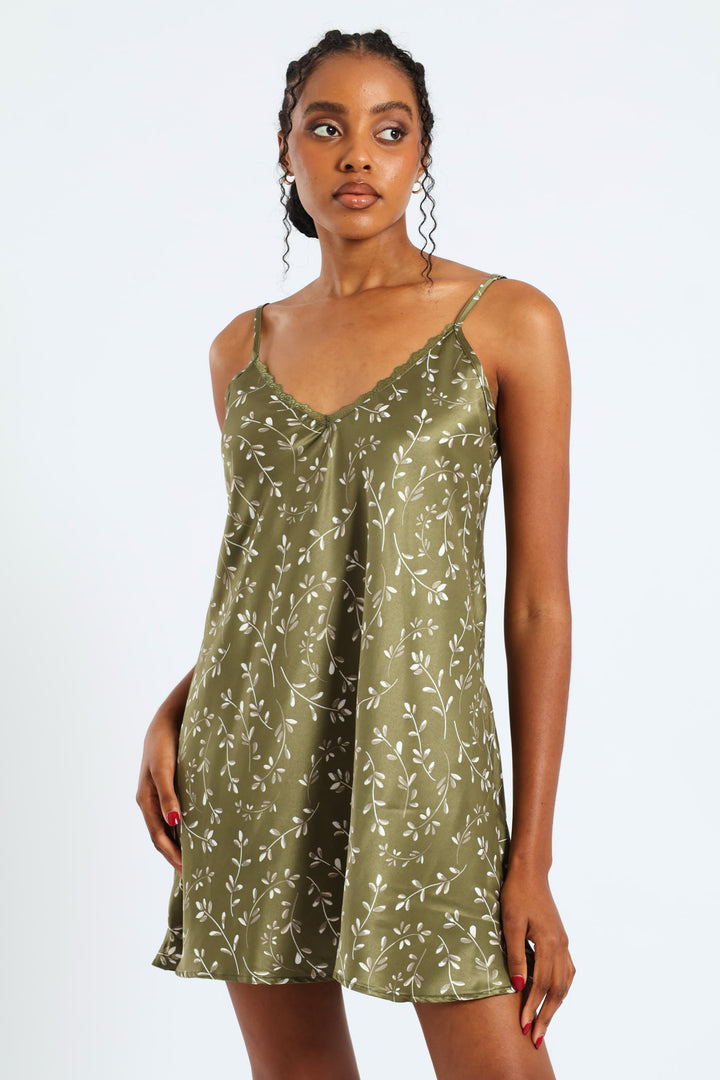 2 Pack Sprigs Chemise - Fatigue/Ivory