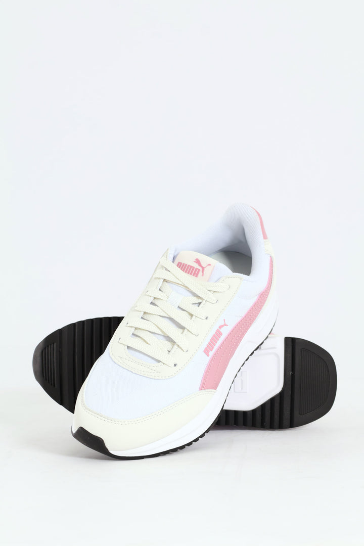 R78 Lightwind Sneaker - White/Pink