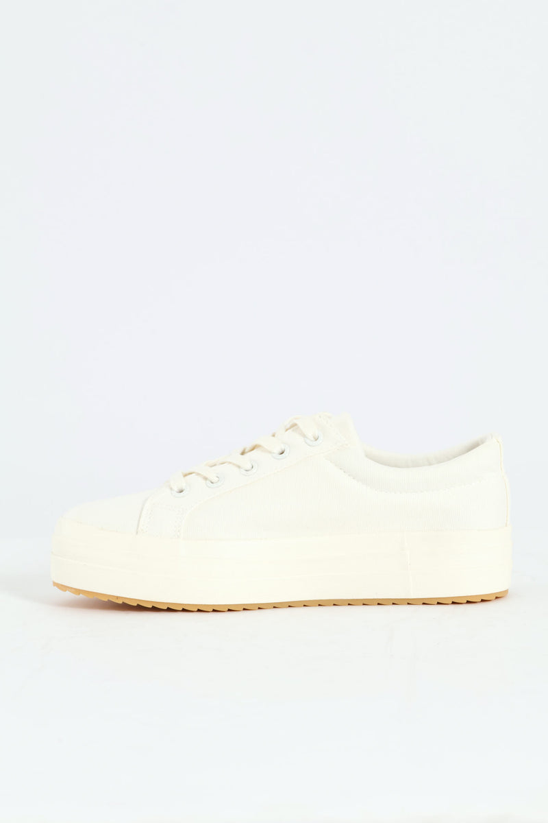 Classic Canvas Sneaker - White