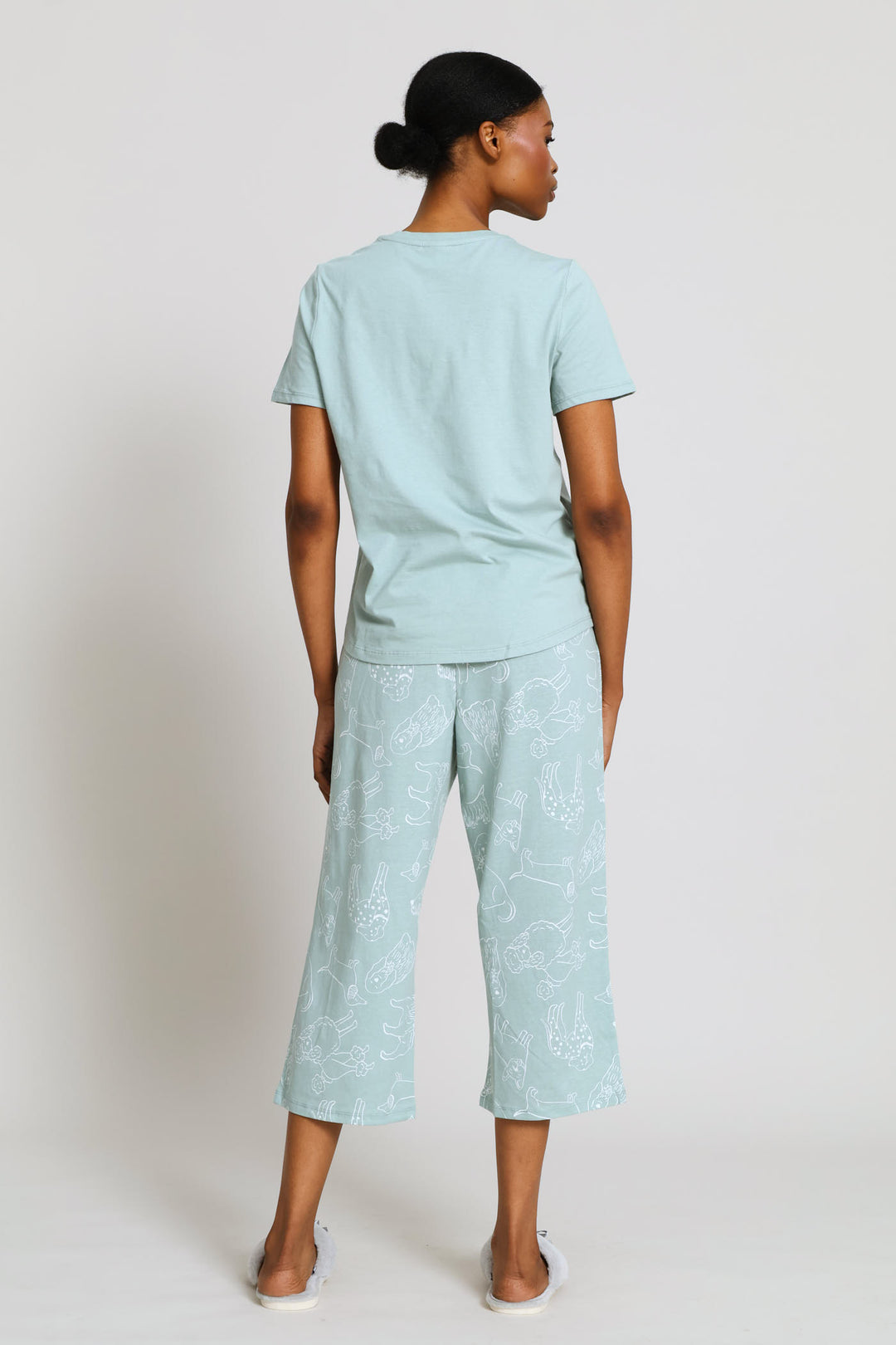 Paws & Unwind Capri Sleep Set - Duck Egg