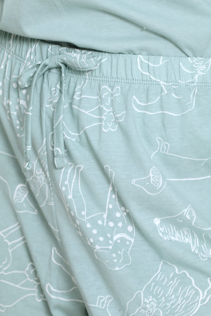 Paws & Unwind Capri Sleep Set - Duck Egg