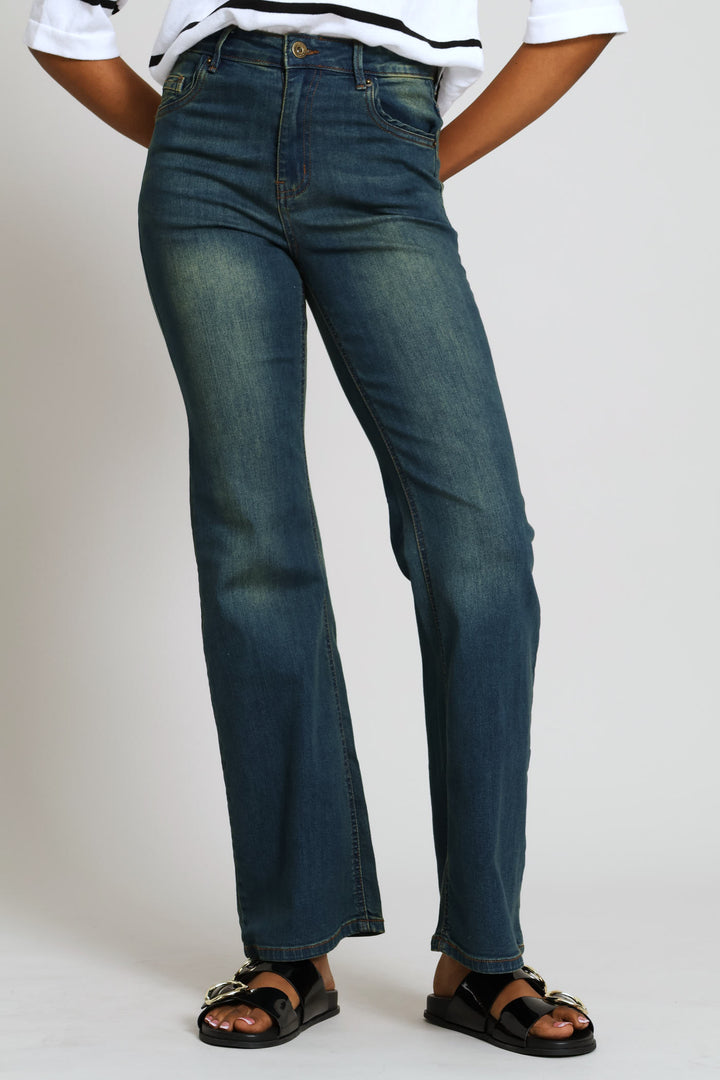 Supersoft Boot Leg Denim Jean - Tea Stain