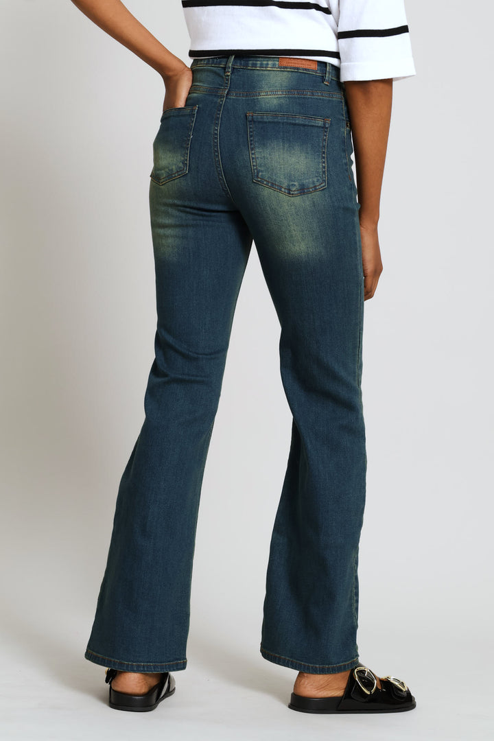 Supersoft Boot Leg Denim Jean - Tea Stain