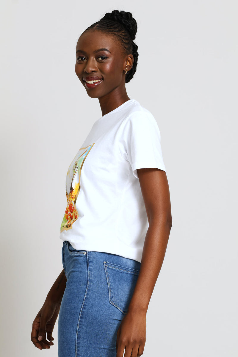 Windmills Tee - White