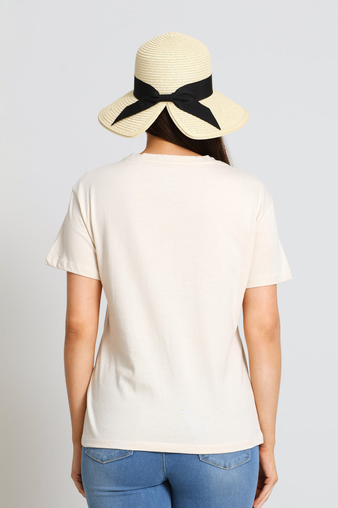Sunhat Woman Tee - Sand