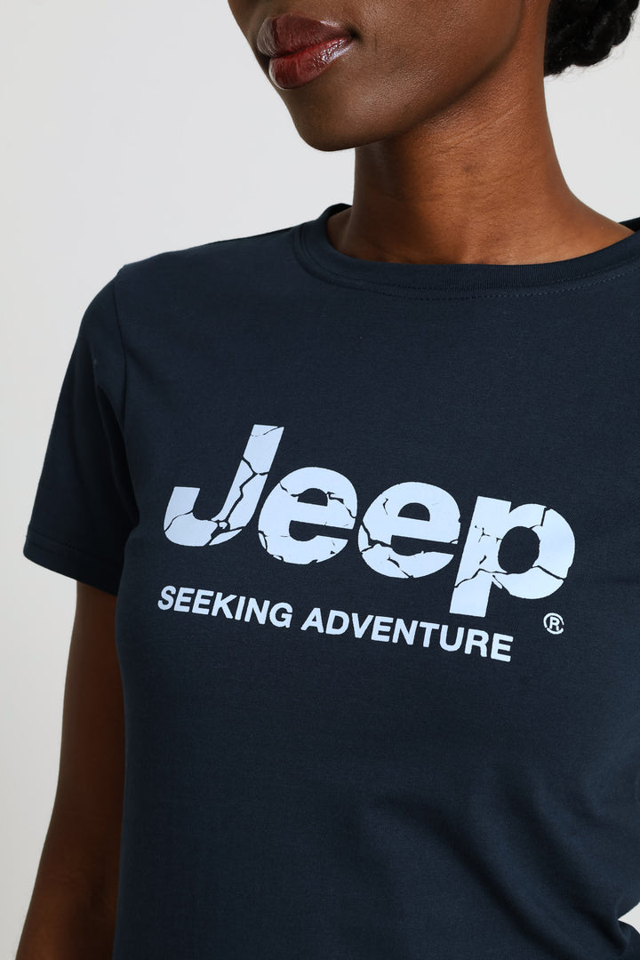 Icon Logo Tee - Navy