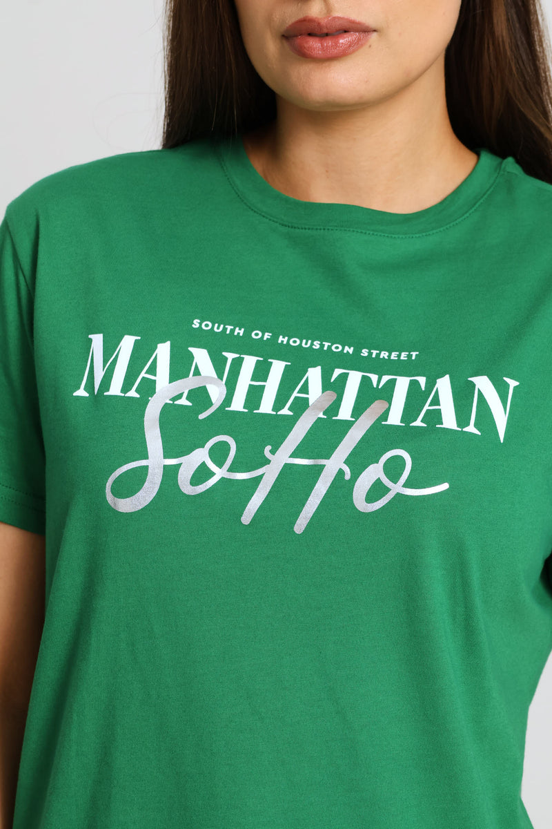 Manhattan Soho Tee - Emerald