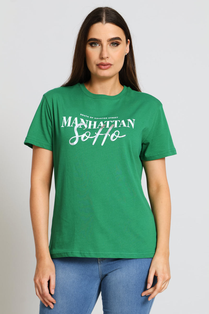 Manhattan Soho Tee - Emerald