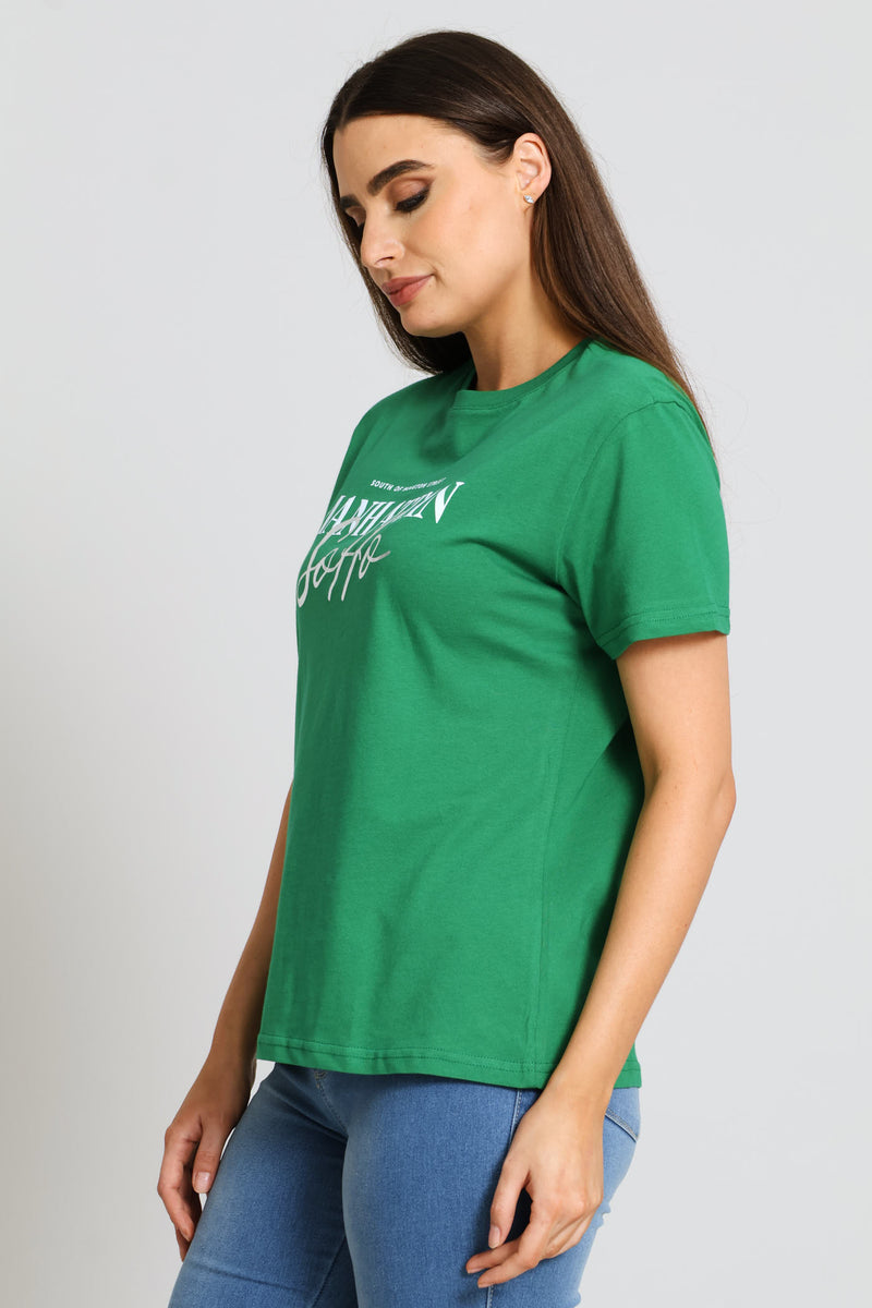 Manhattan Soho Tee - Emerald