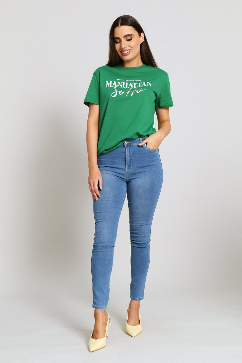 Manhattan Soho Tee - Emerald