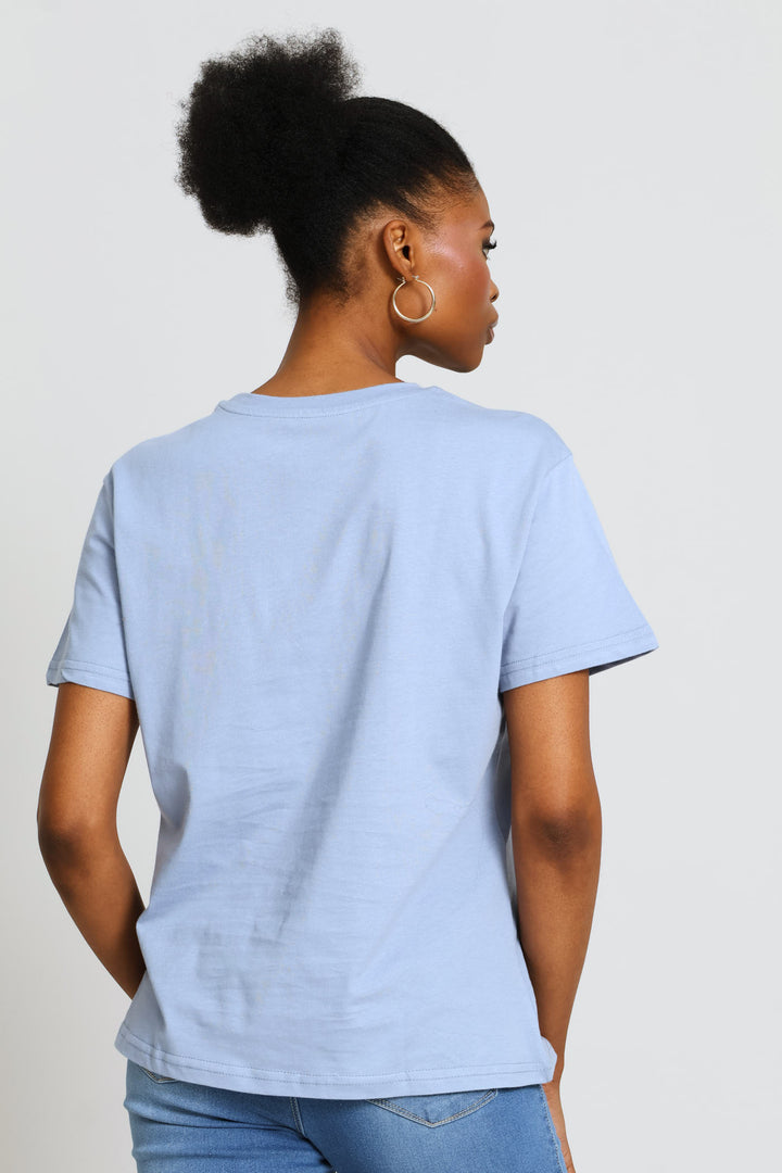 Make Your Own Story Tee - Denim