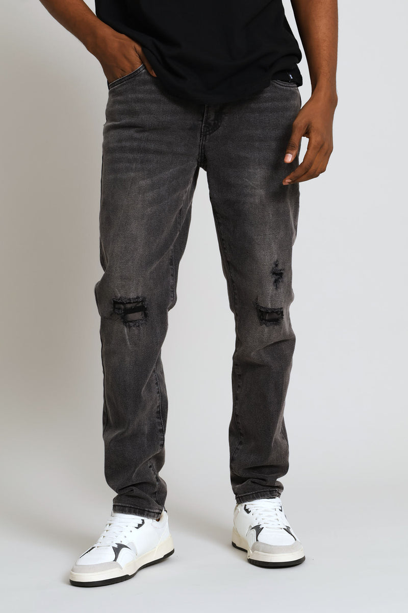 Rip & Repair Denim - Black