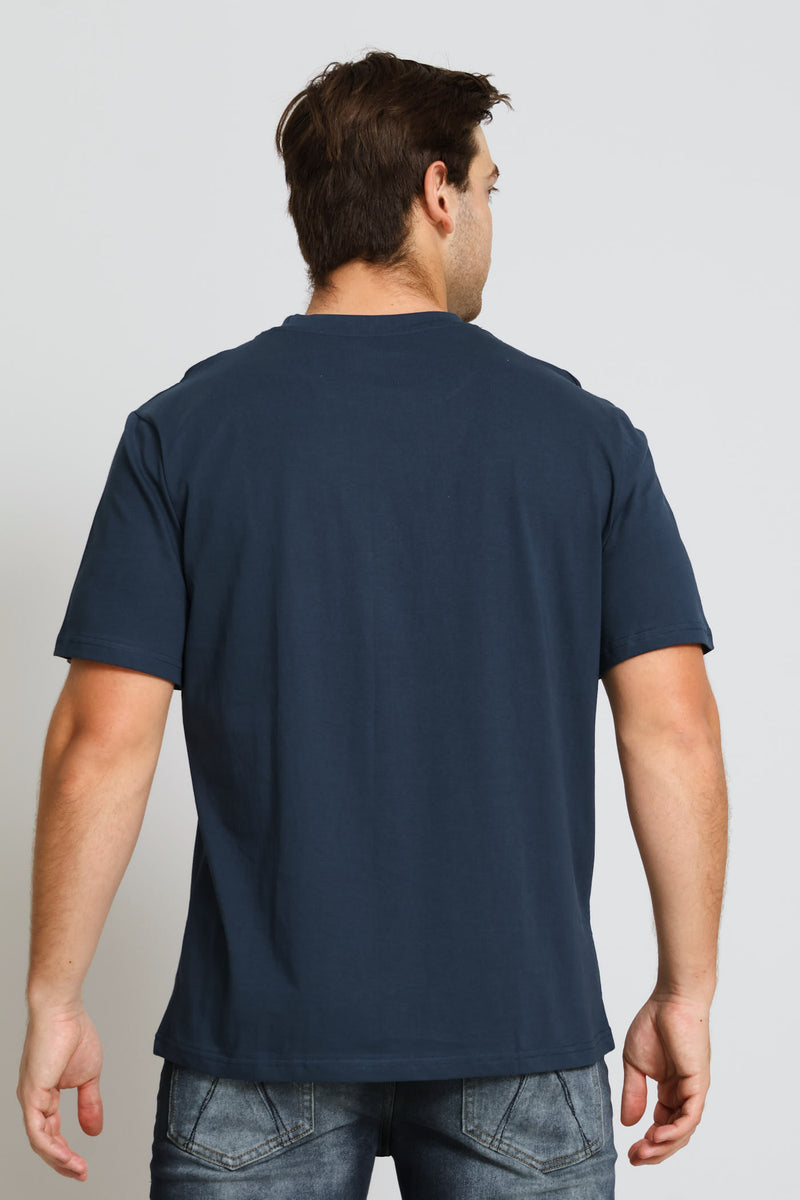 Plain Crew Tee - Petrol