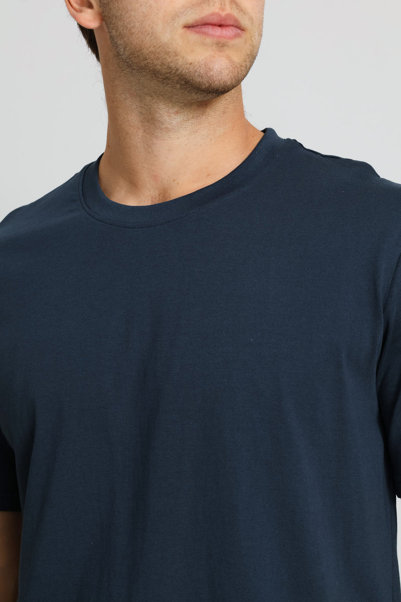 Plain Crew Tee - Petrol