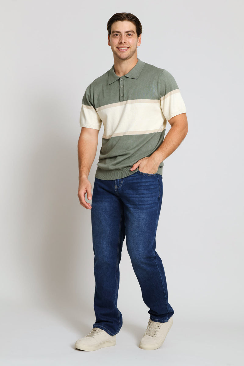 Rigid Straight Denim - Dark Wash