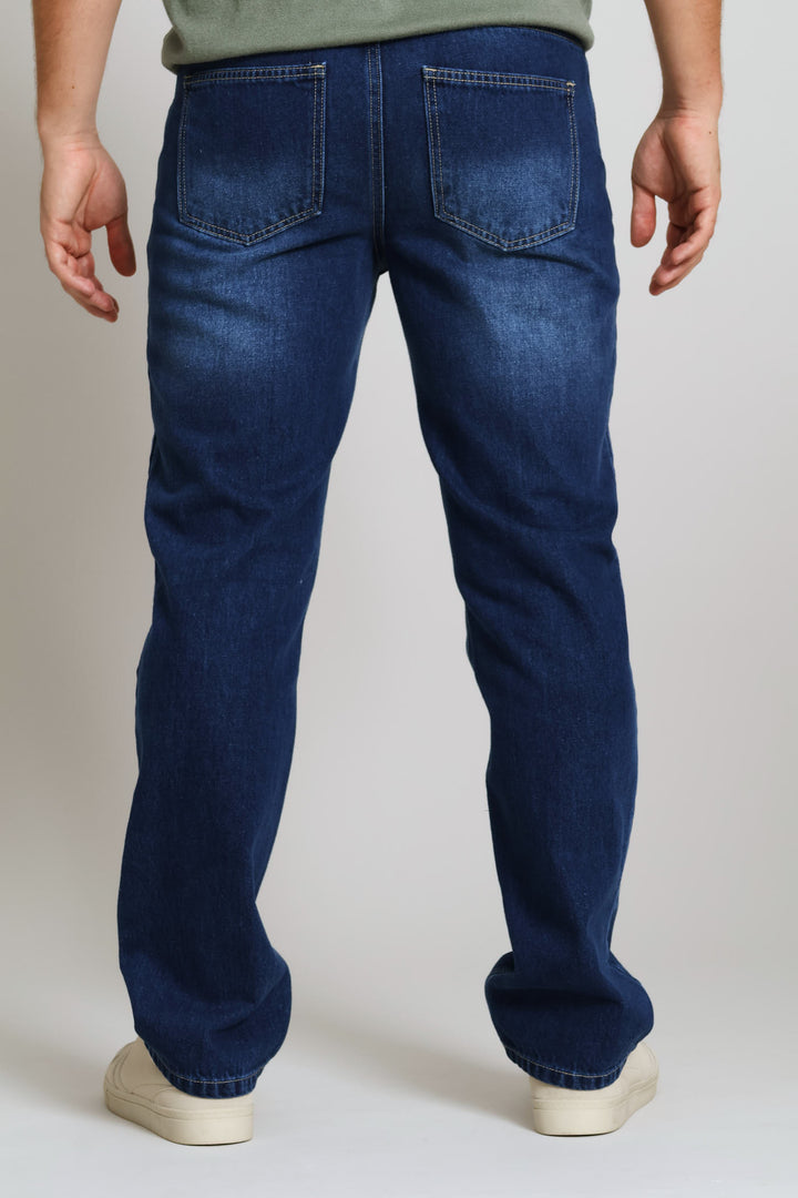 Rigid Straight Denim - Dark Wash
