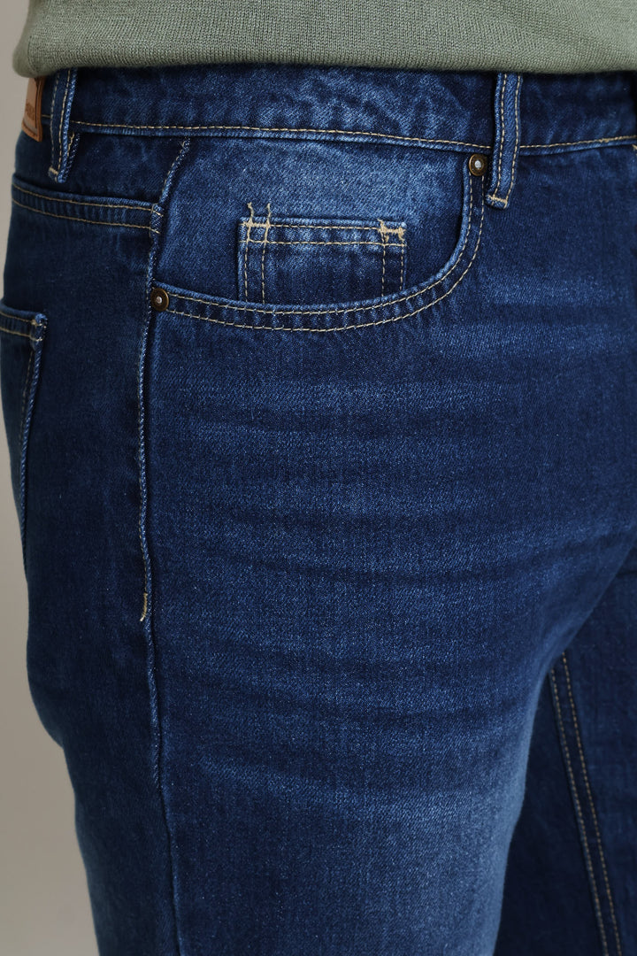 Rigid Straight Denim - Dark Wash