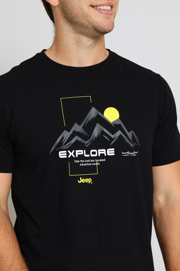 Mountain Tee - Black