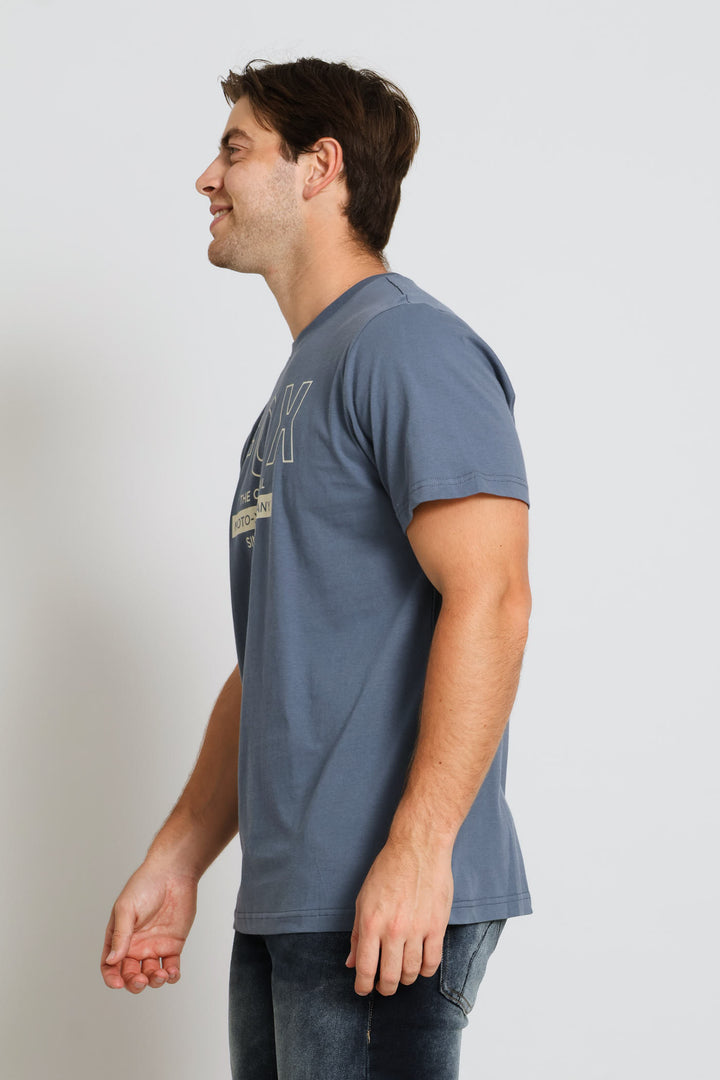 Outline Tee - Charcoal