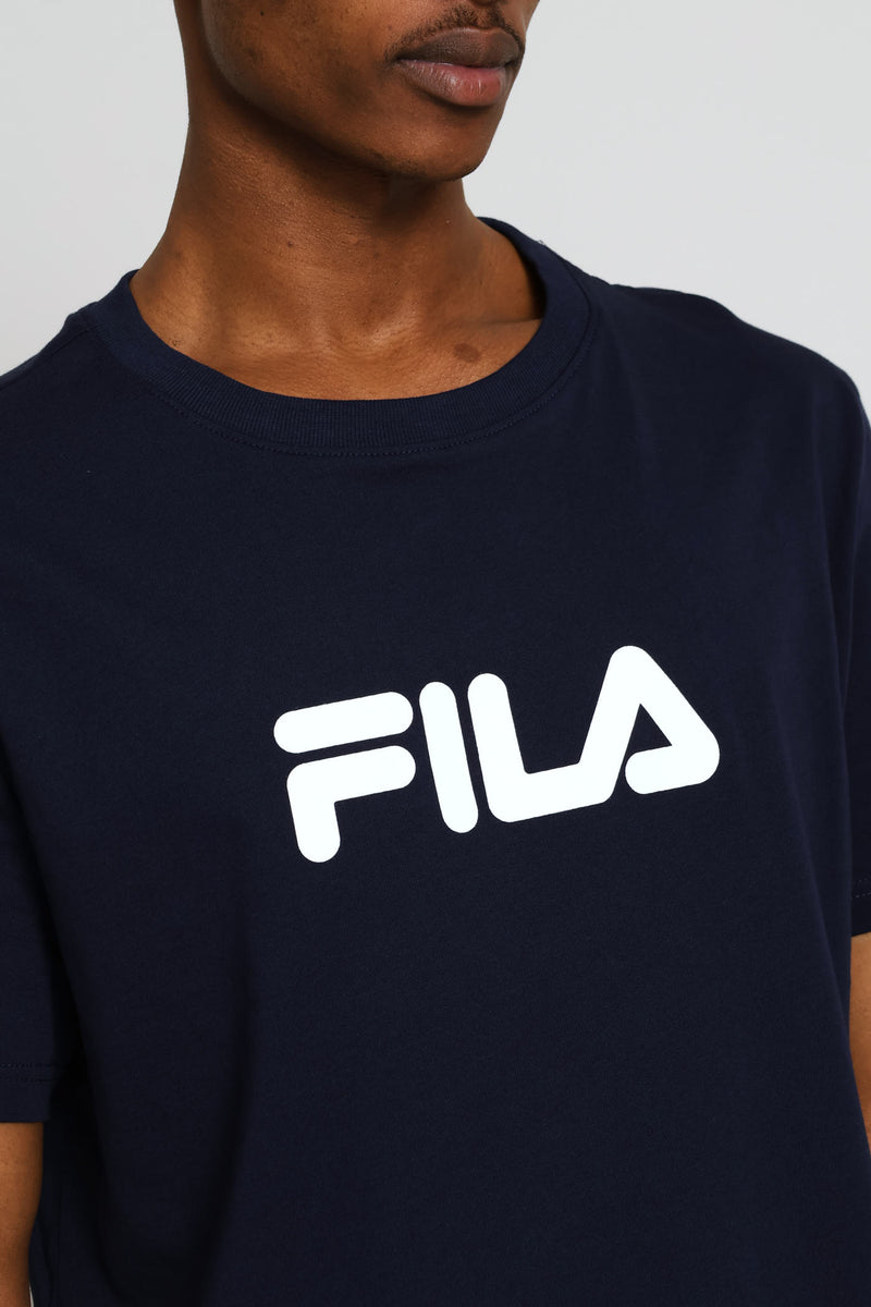 Mono Deckle Tee - Navy