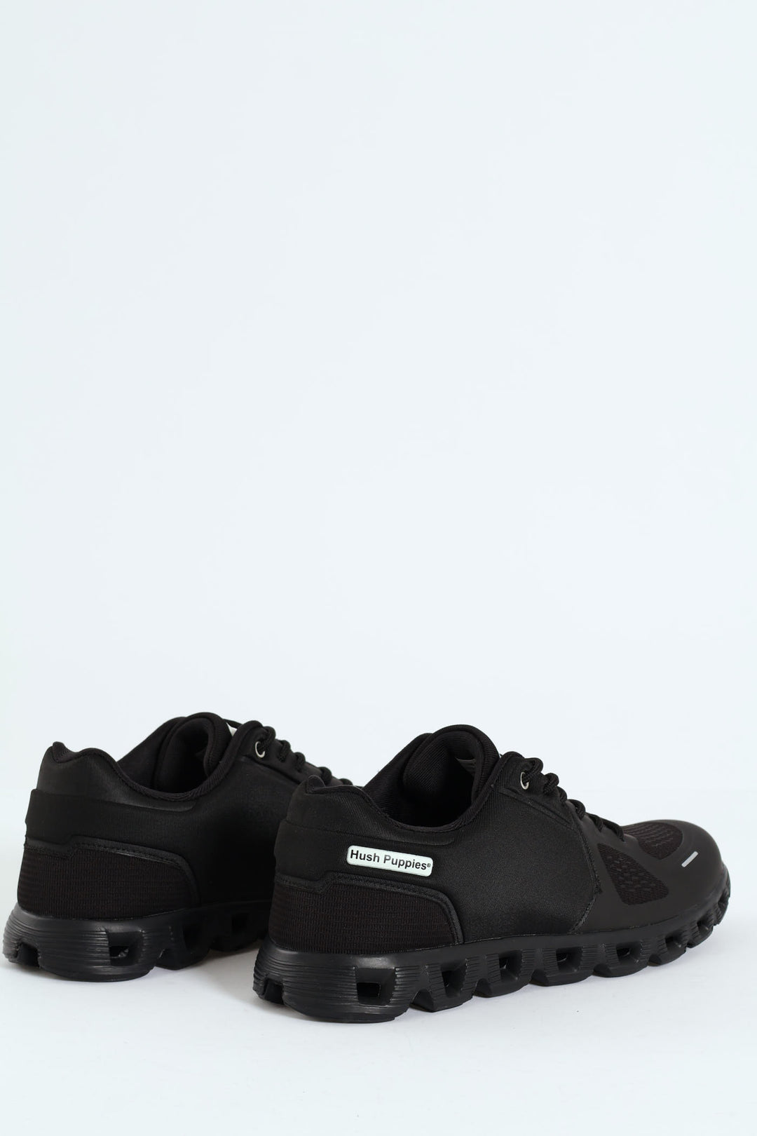 Steps Cushion Foam Athleisure Lace Up Shoe - Black/Black