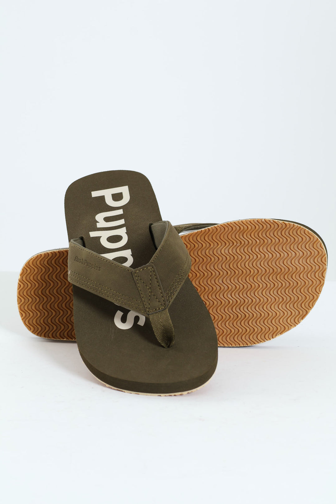 Stomp Wide Vamp Sandal - Olive