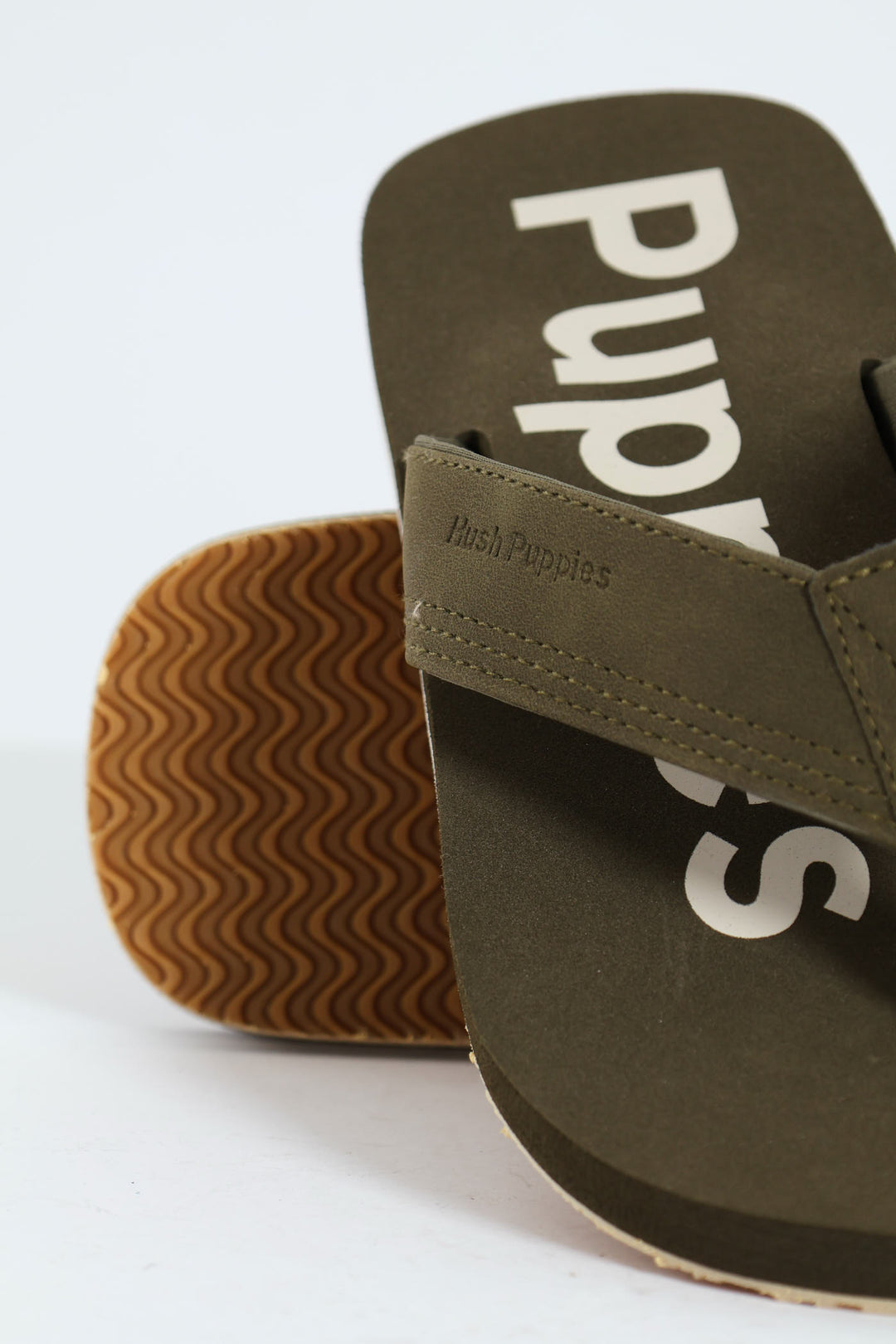 Stomp Wide Vamp Sandal - Olive