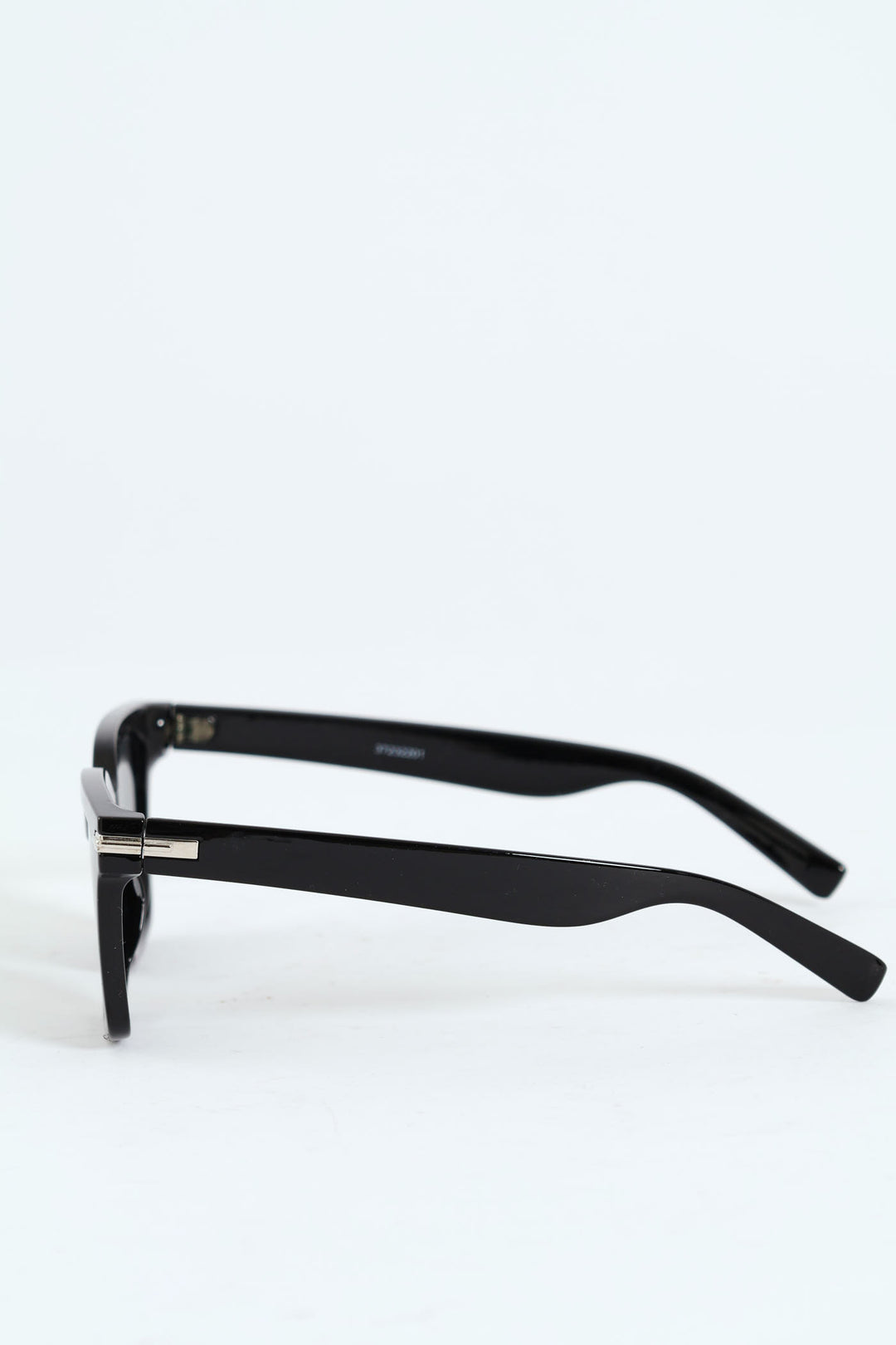 Square Retro Wayfarer Sunglasses - Black