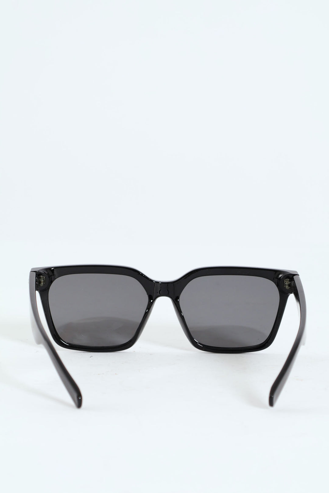 Square Retro Wayfarer Sunglasses - Black