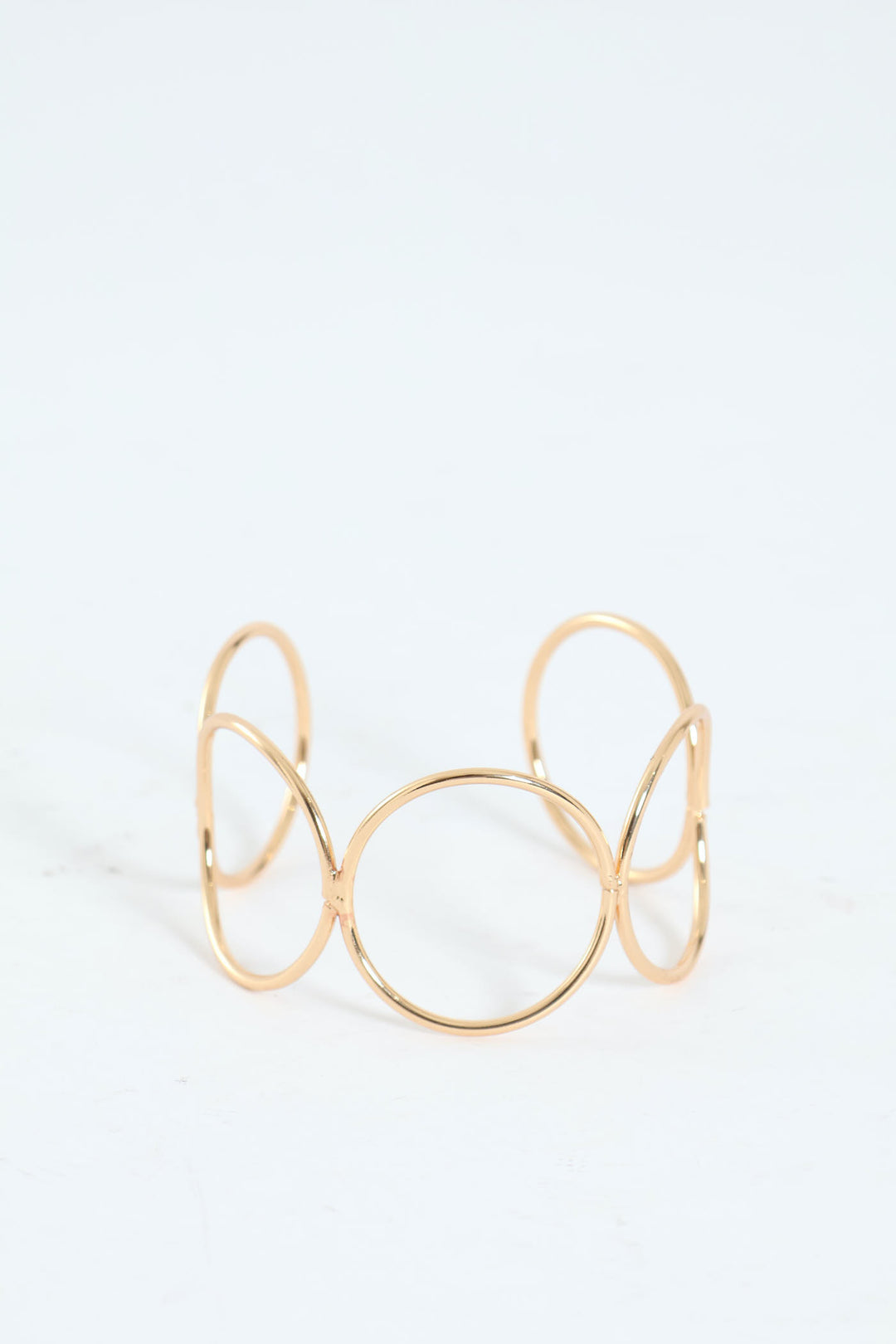 Circle Cuff Bracelet - Gold