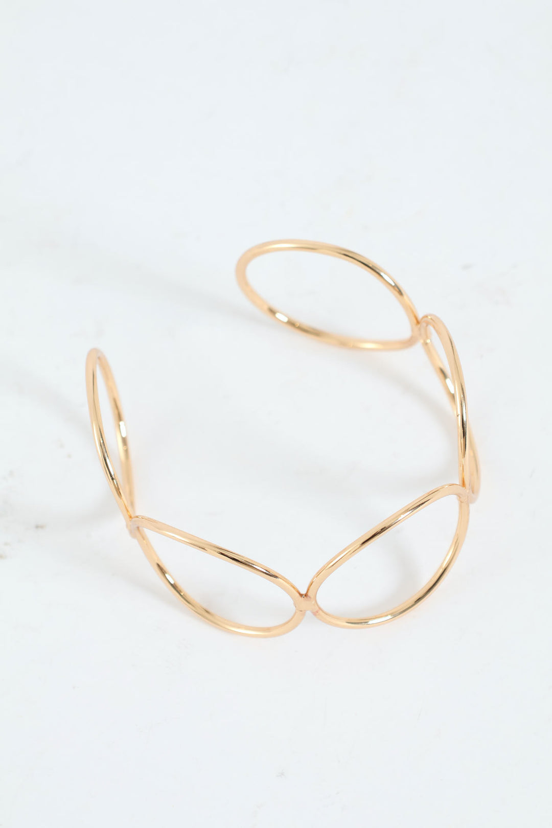 Circle Cuff Bracelet - Gold