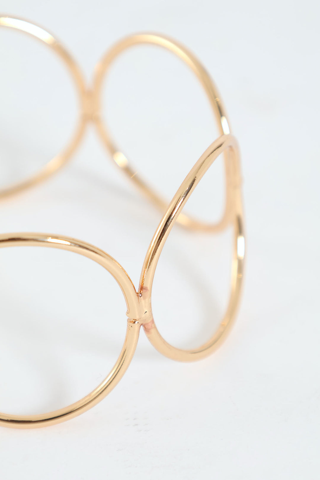 Circle Cuff Bracelet - Gold