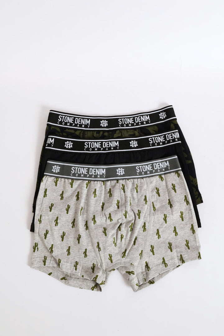 3 Pack Design Trunks - Fatigue