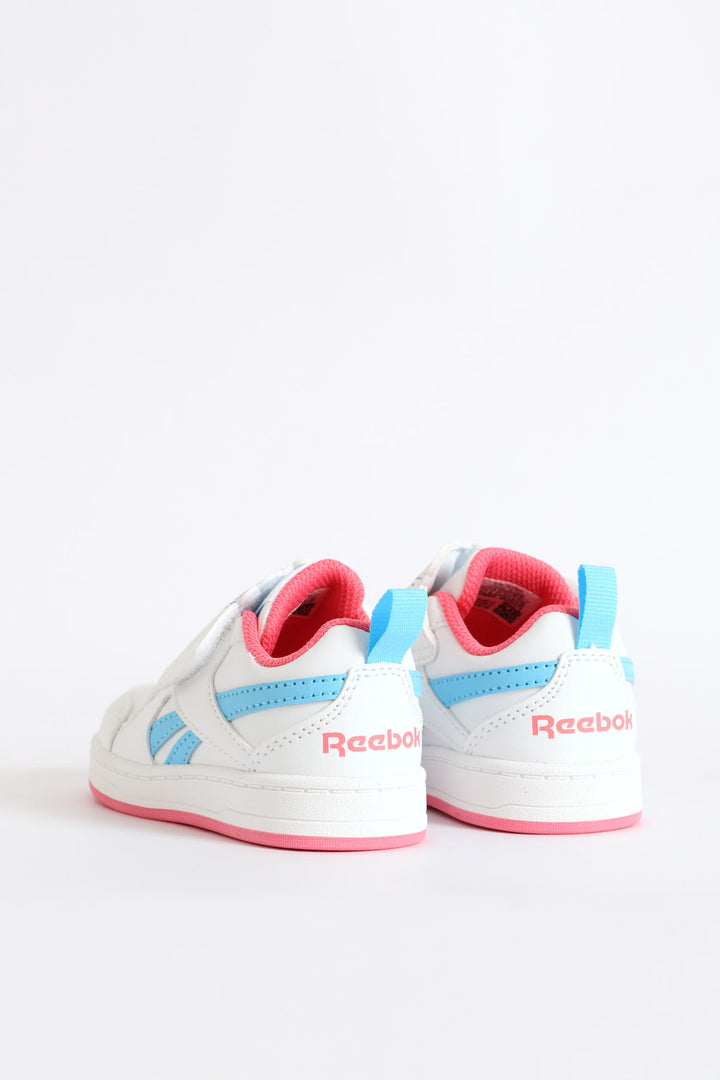 Pre-Girls Court Sneaker - White/Pink