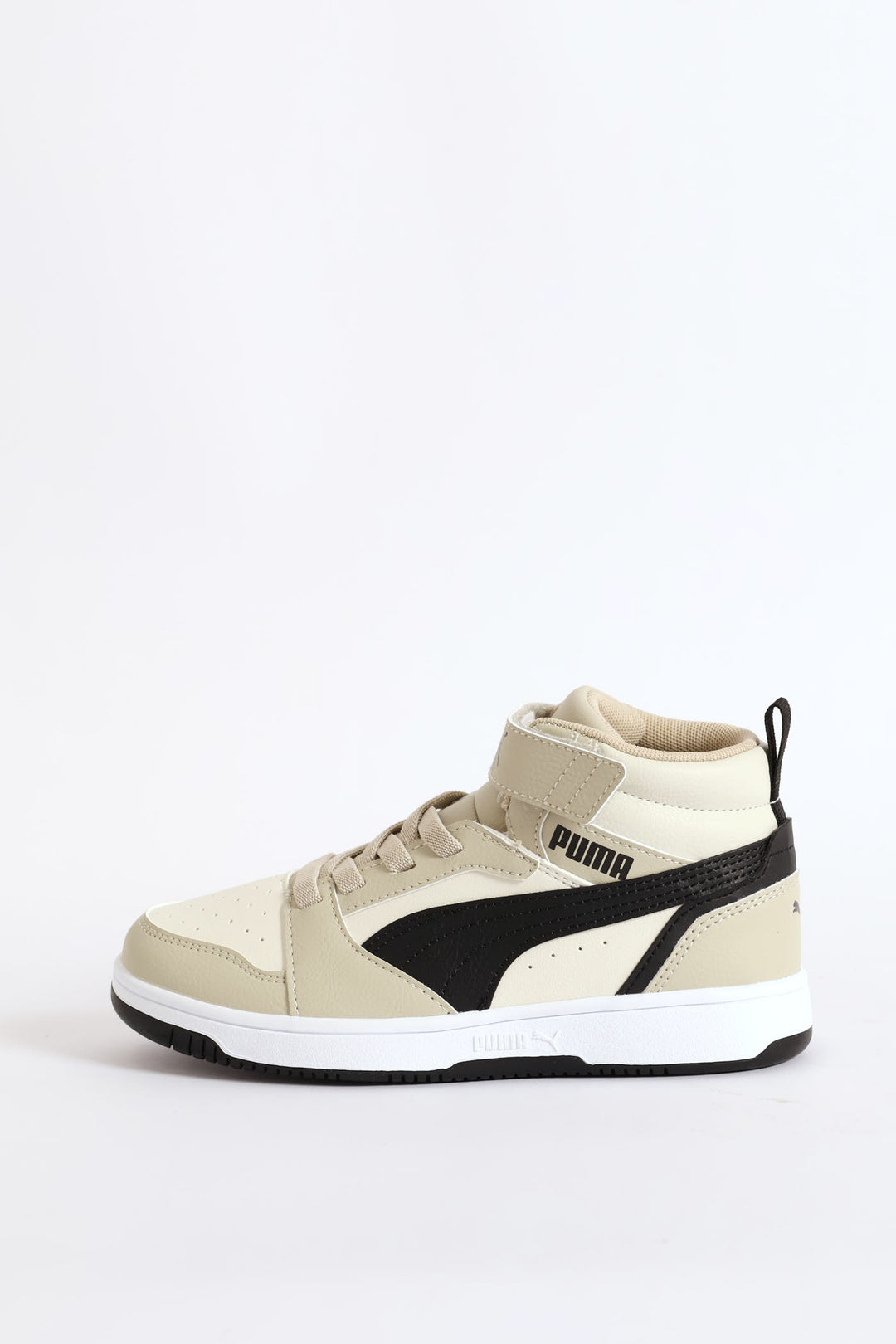 Pre-Boys Rebound V6 Mid Ac+ Sneaker - Black/Beige