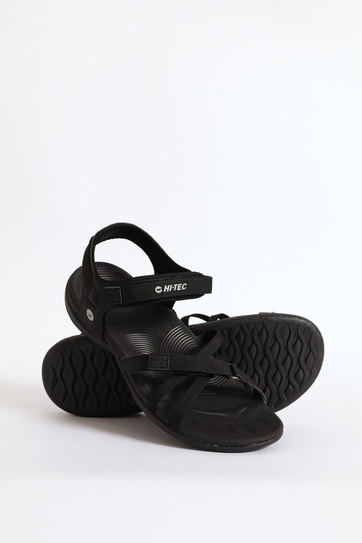 Anselia Multi Strap Sandal - Black
