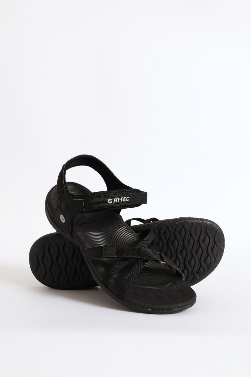Anselia Multi Strap Sandal - Black