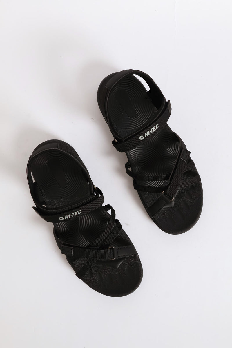 Anselia Multi Strap Sandal - Black