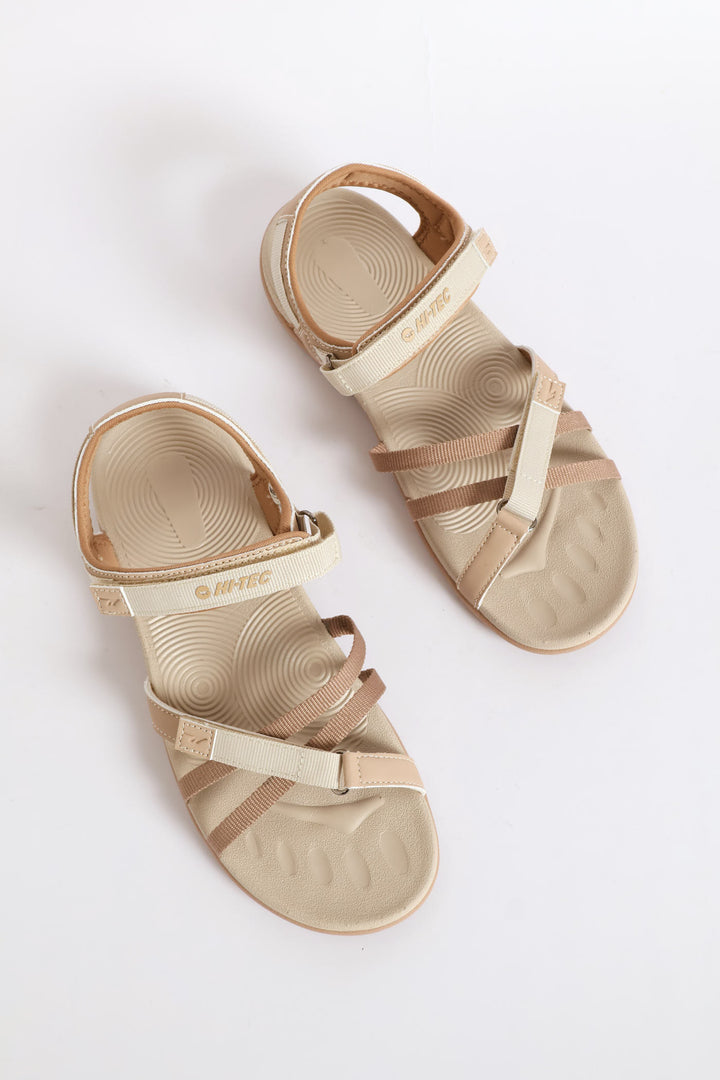 Anselia Multi Strap Sandal - Taupe