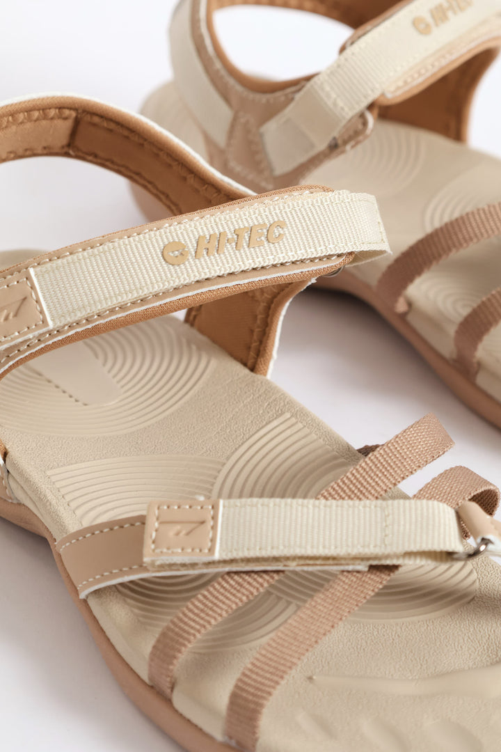 Anselia Multi Strap Sandal - Taupe