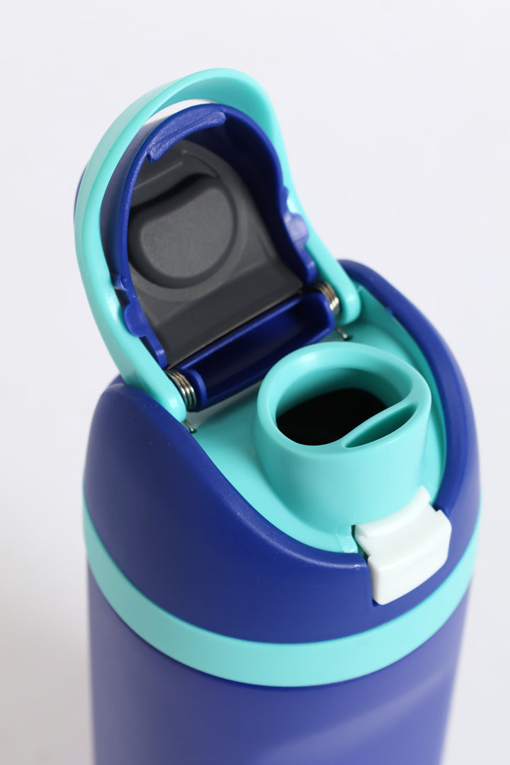 500Ml Flip Lid Bottle - Blue