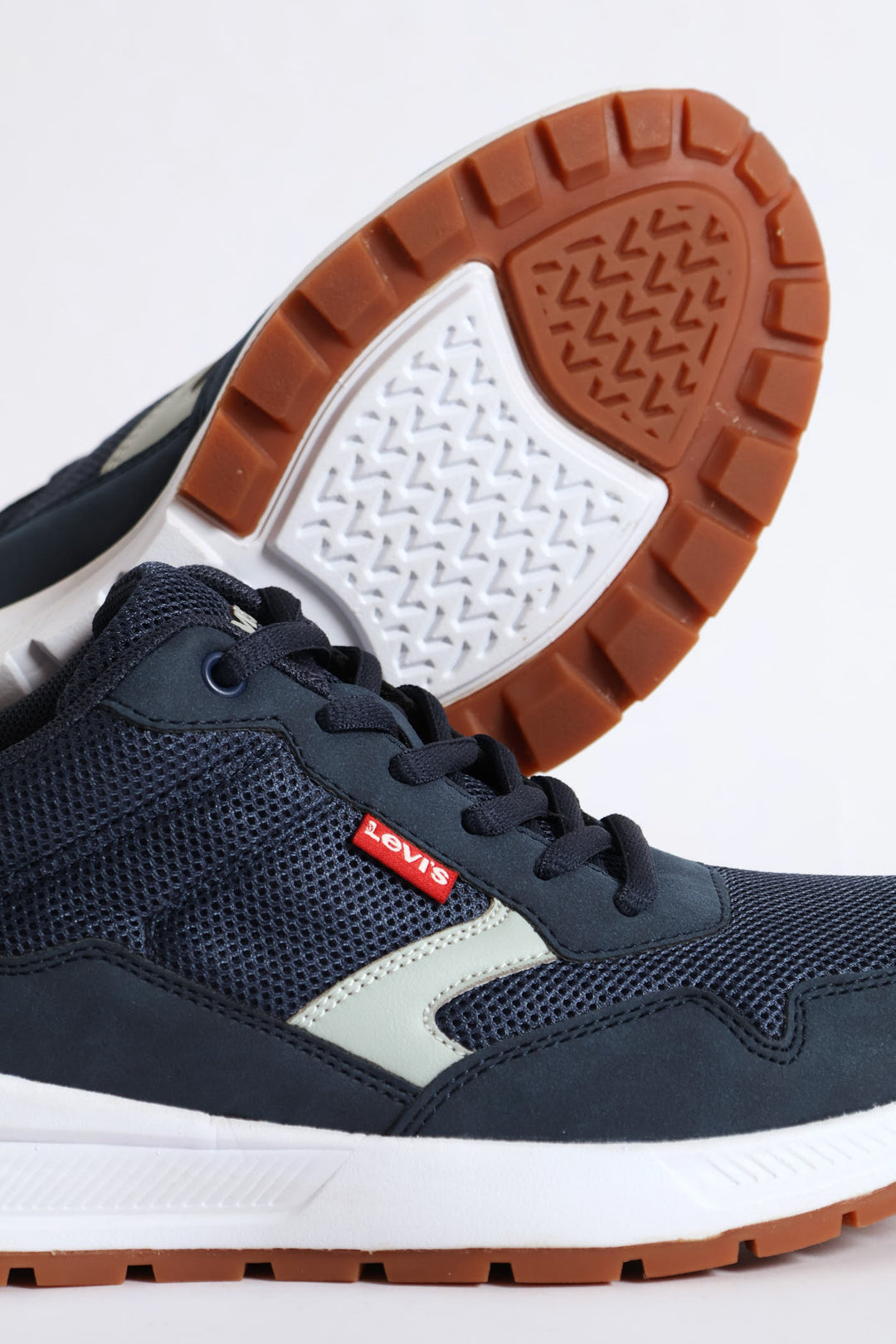 Pine Retro Trainer - Navy