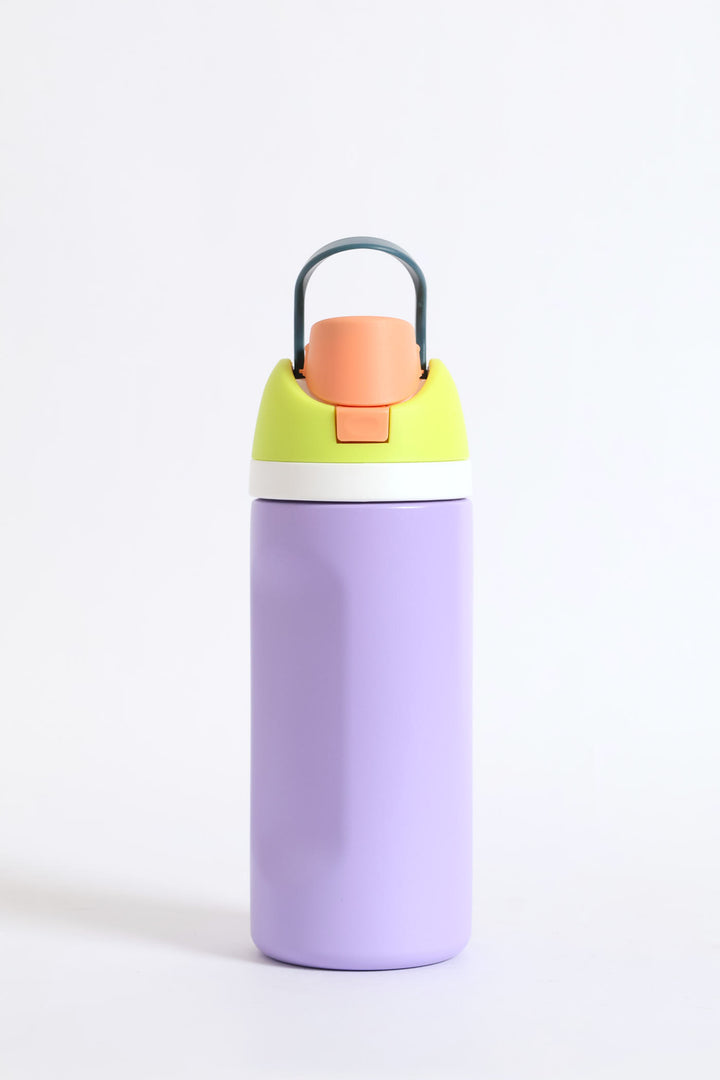 500Ml Flip Lid Bottle - Purple