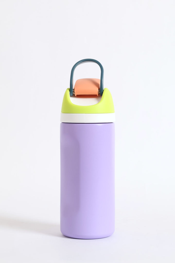 500Ml Flip Lid Bottle - Purple