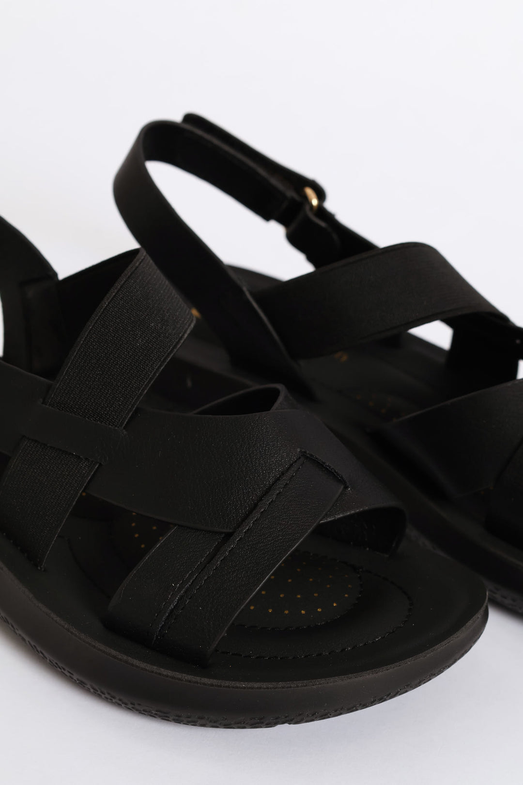 Ankle Strap Sandal - Black
