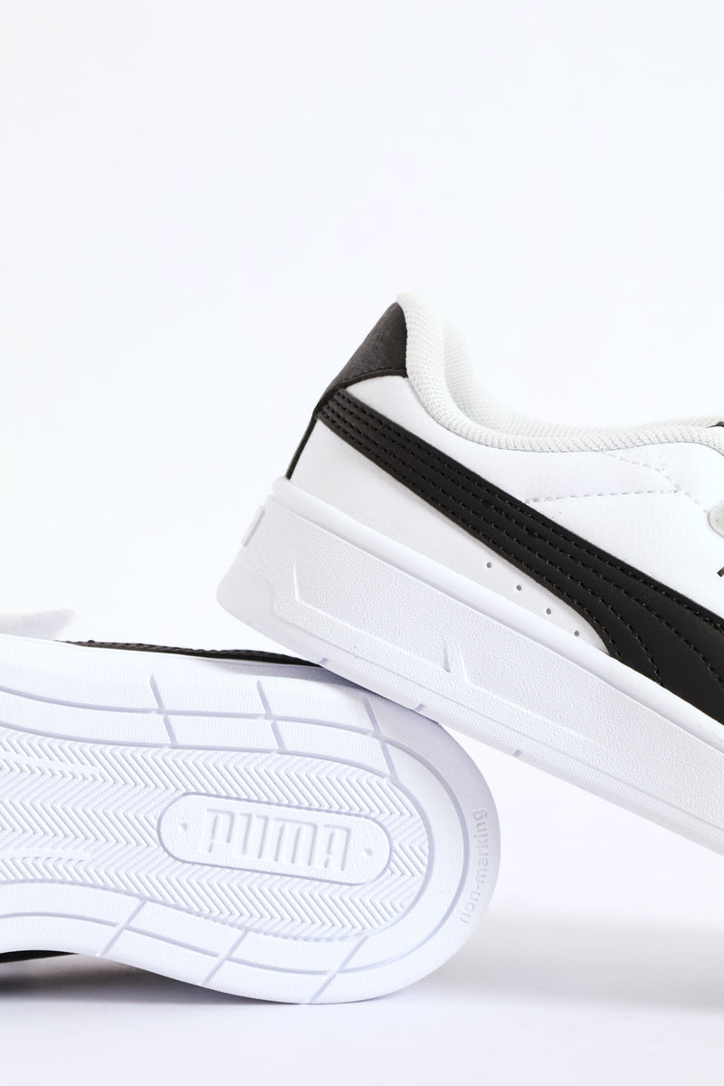Pre-Boys Court Classic Clean Ac Plus Sneaker - White/Black
