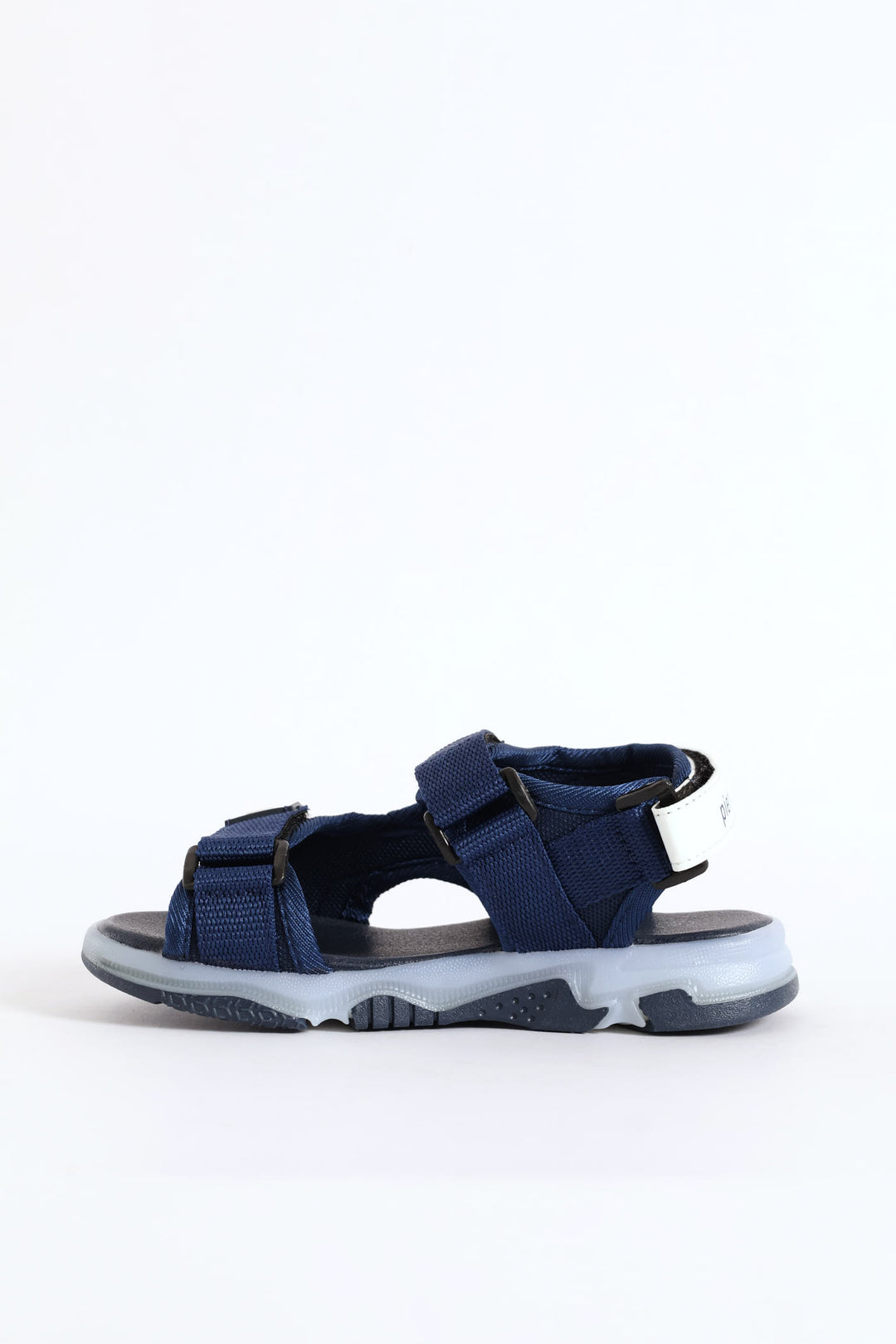 Boys Lightup Open Toe Adventure Sandal - Navy