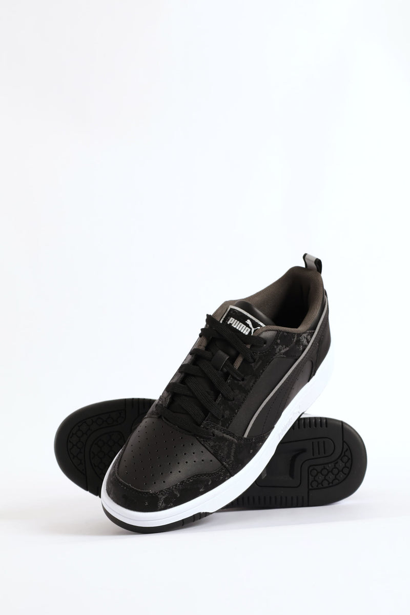 Rebound V6 Lo Day Night Sneaker - Black/Grey