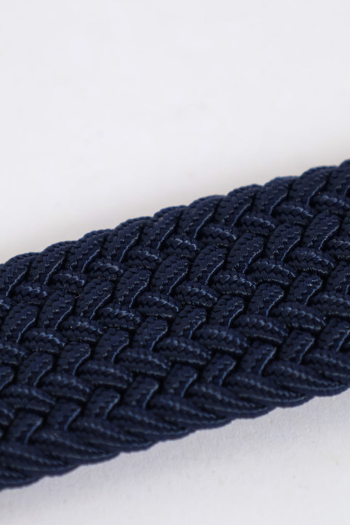Boys Elasticated Belt - Navy