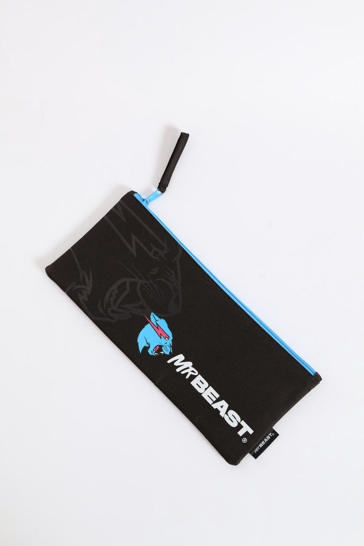 Pre-Boys Mr Beast Pencil Case - Black